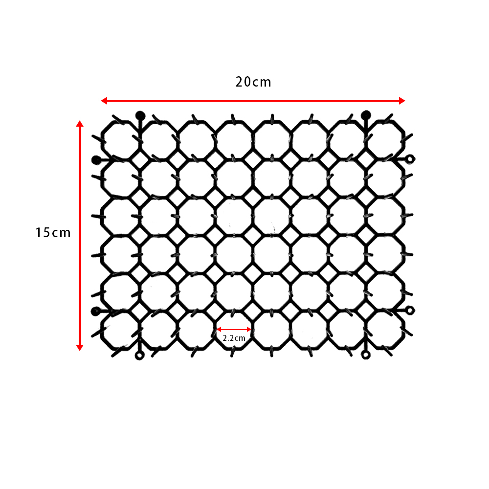 12 Cat Deterrent Prickle Mats — Garden Dig Stopper Panels, 15 × 20 cm - Image 2