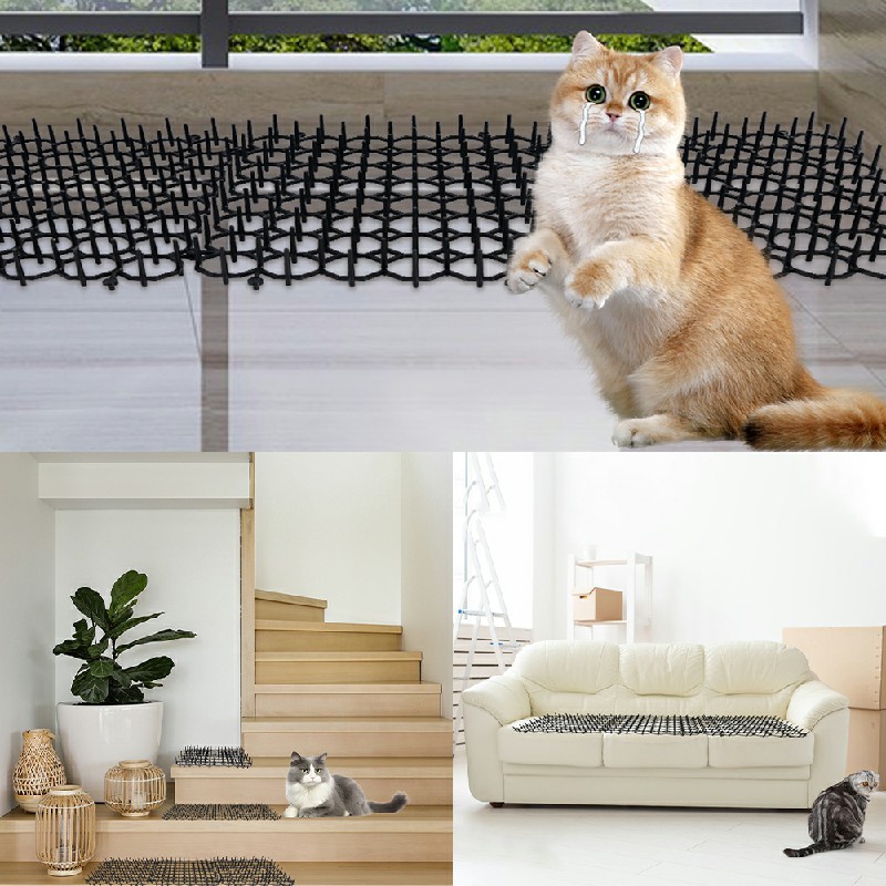 12 Cat Deterrent Prickle Mats — Garden Dig Stopper Panels, 15 × 20 cm - Image 3