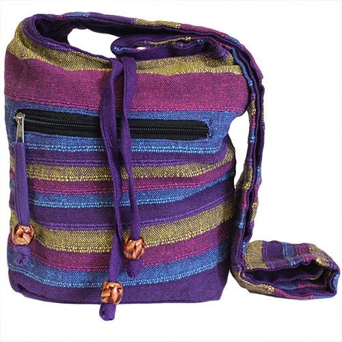 Wild Flowers Cotton Sling Bag